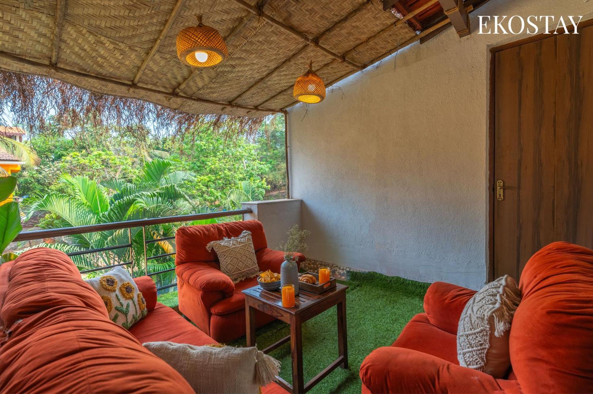 Eko Stay - Solace Villa I Charming Villa Close To Candolim Beach Eksteriør bilde